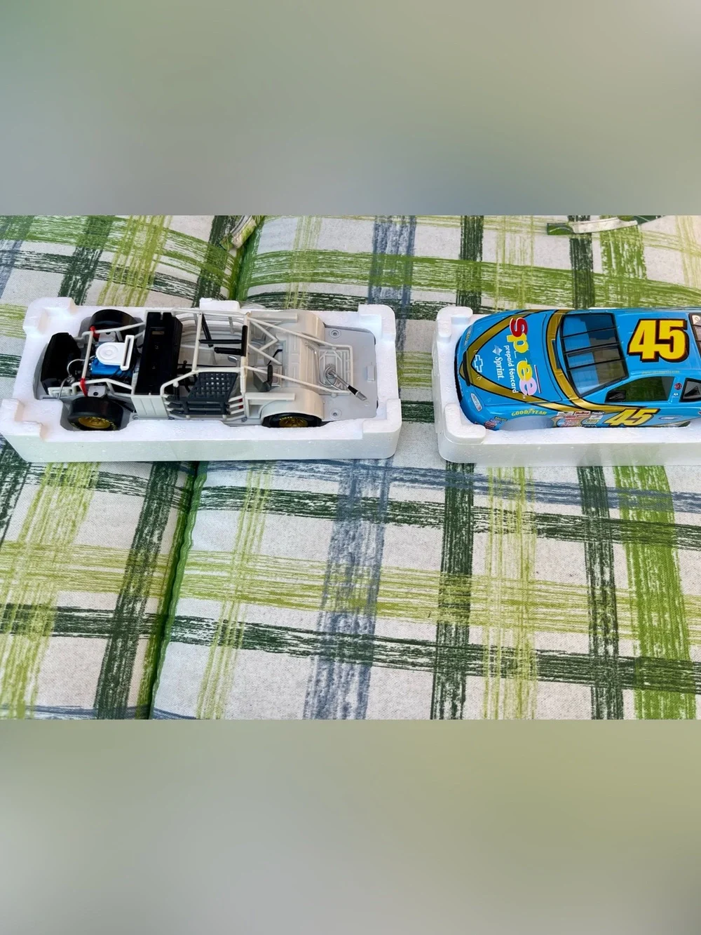 1:24 scale diecast CAR of the #45 Spree NASCAR